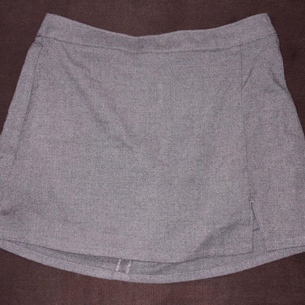 Hollister-co Women's Grey and Purple Skirt